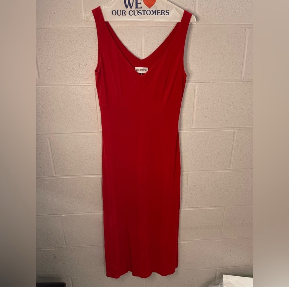 Vintage Holt Renfrew Red Cocktail Dress